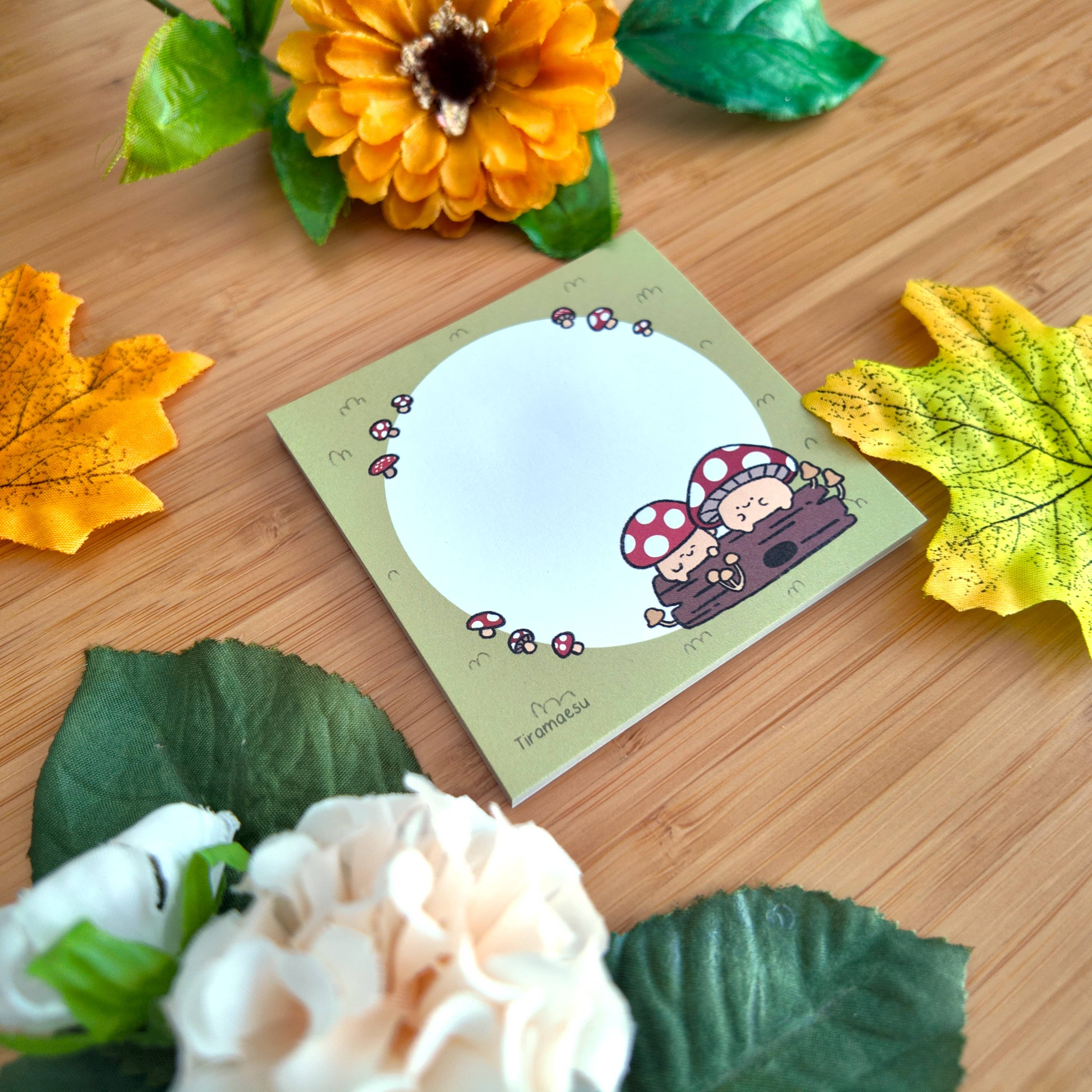 Tiramaesu - Wholesale Sticky Notes - Mushroom Buddies Sticky Notes2