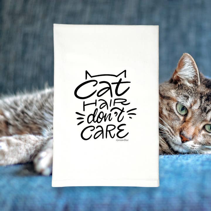 Green Bee Tea Towels - Wholesale Tea Towel - Cat Towel | Funny Tea Towels | Cat Kitchen Tea Towels2