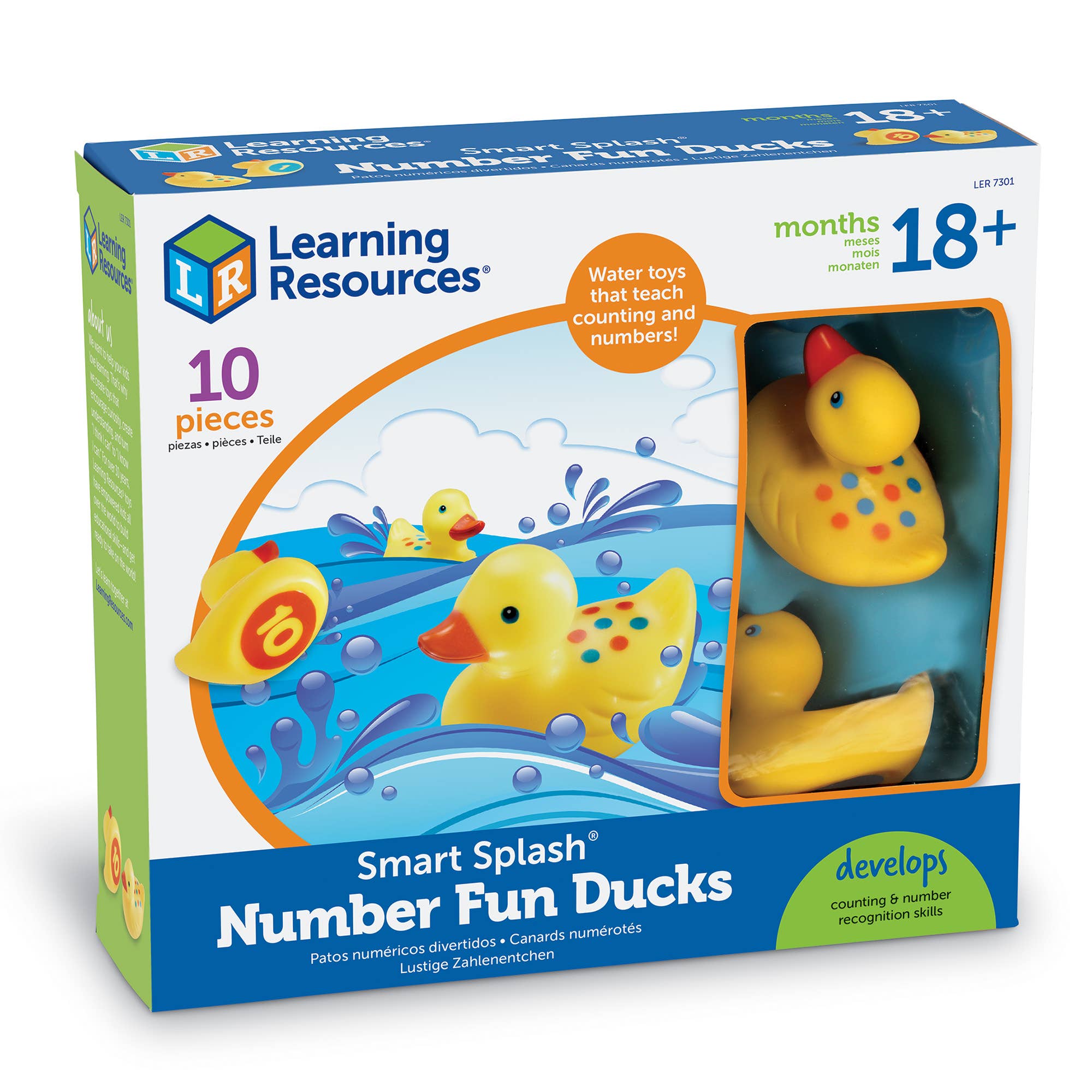 Learning Resources - Vente Lot de jouets – enfant - Canards Smart Splash® Number Fun5