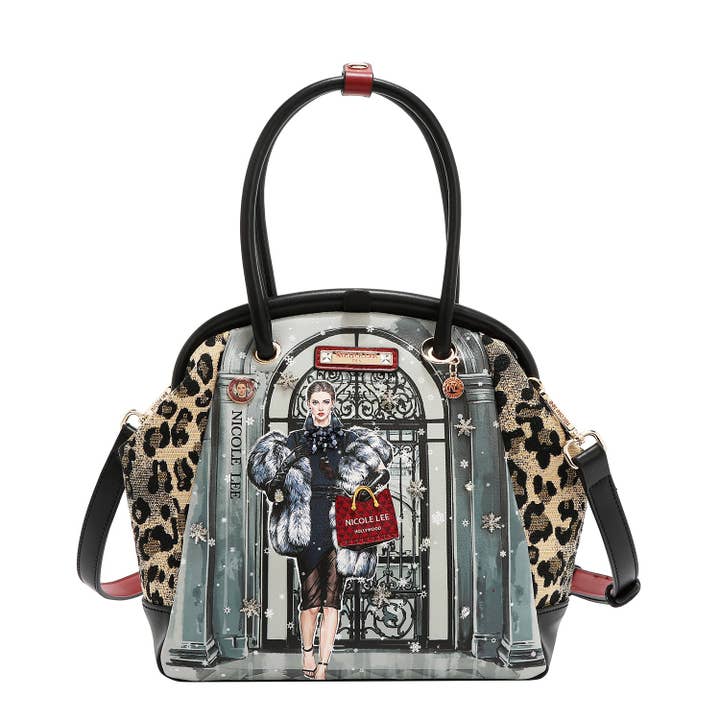 TASKE MED RAMME (MODA SNOWFLAKE) for engroshandel hos Nicole Lee