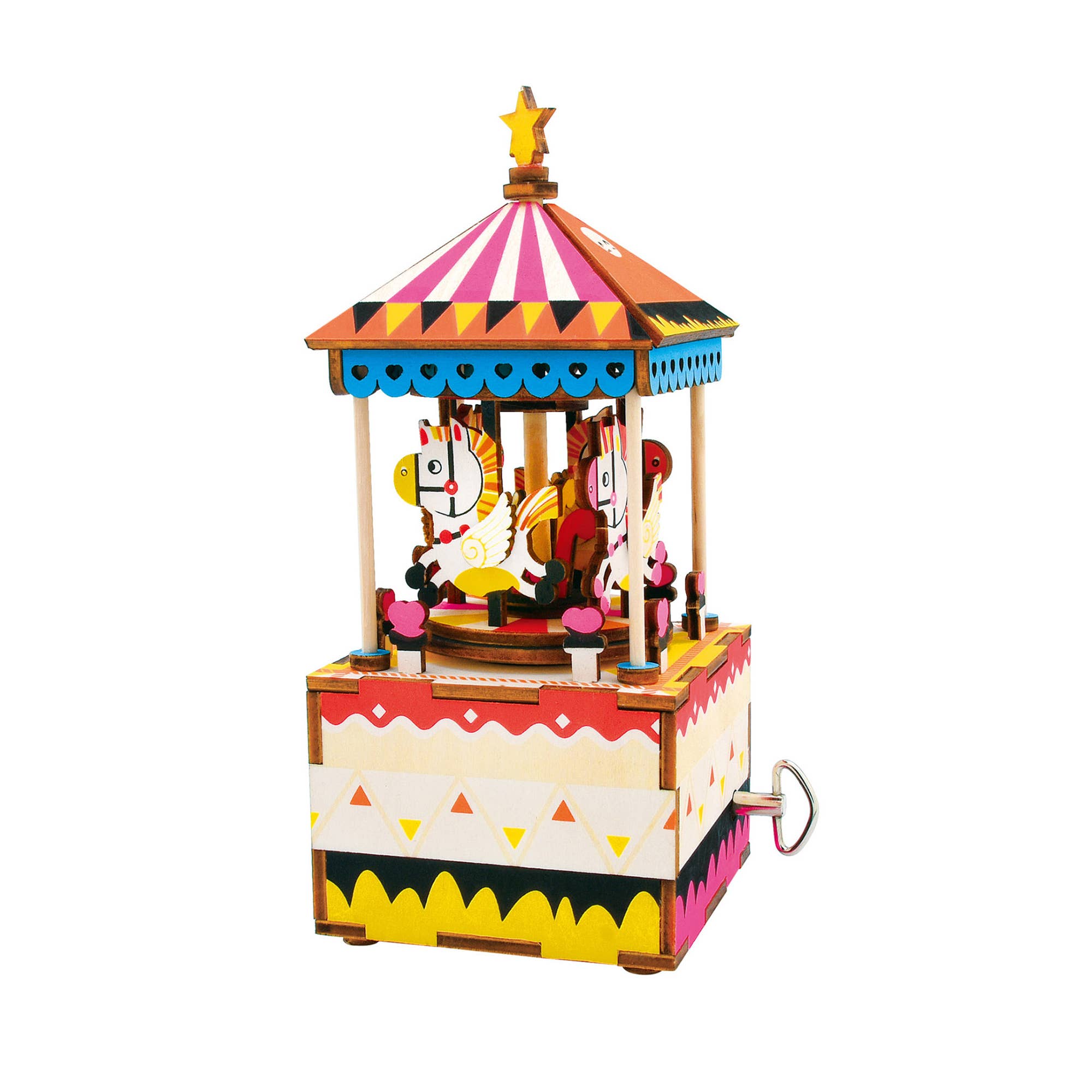 Pink Poppy Pirate Ship Childs Musical Carousel