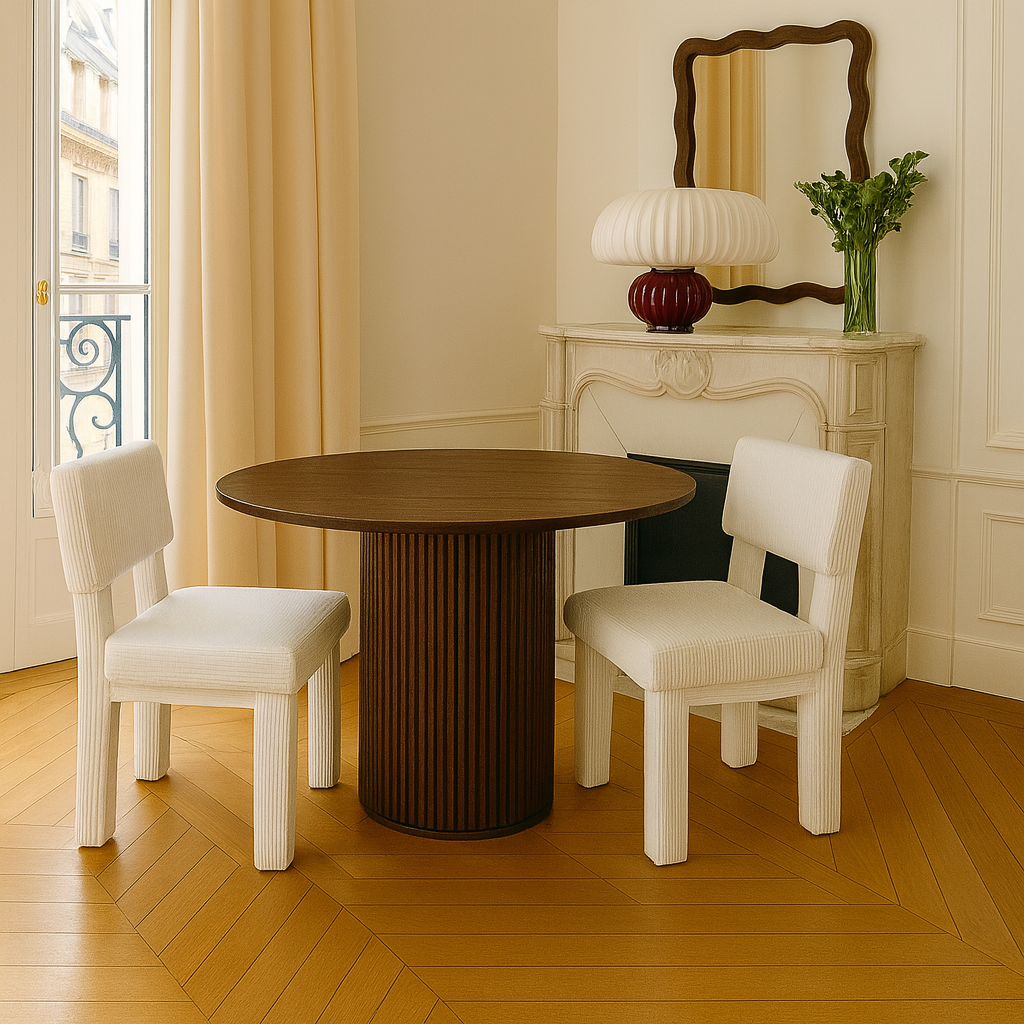 Opjet Paris - Wholesale Side Table - Lize round dining table wenge small D90 H75cm1