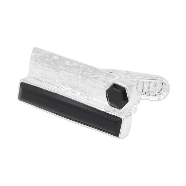 Fermacravatta Classico in Onice Nero – Elegante Regalo Artigianale per Uomo per la vendita all'ingrosso da parte di Jay Jools