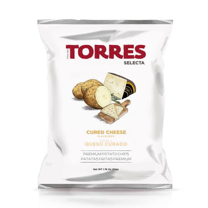 Patatas Torres - Wholesale Chips - Torres Selecta Cured Cheese Flavor Potatoes 50G0