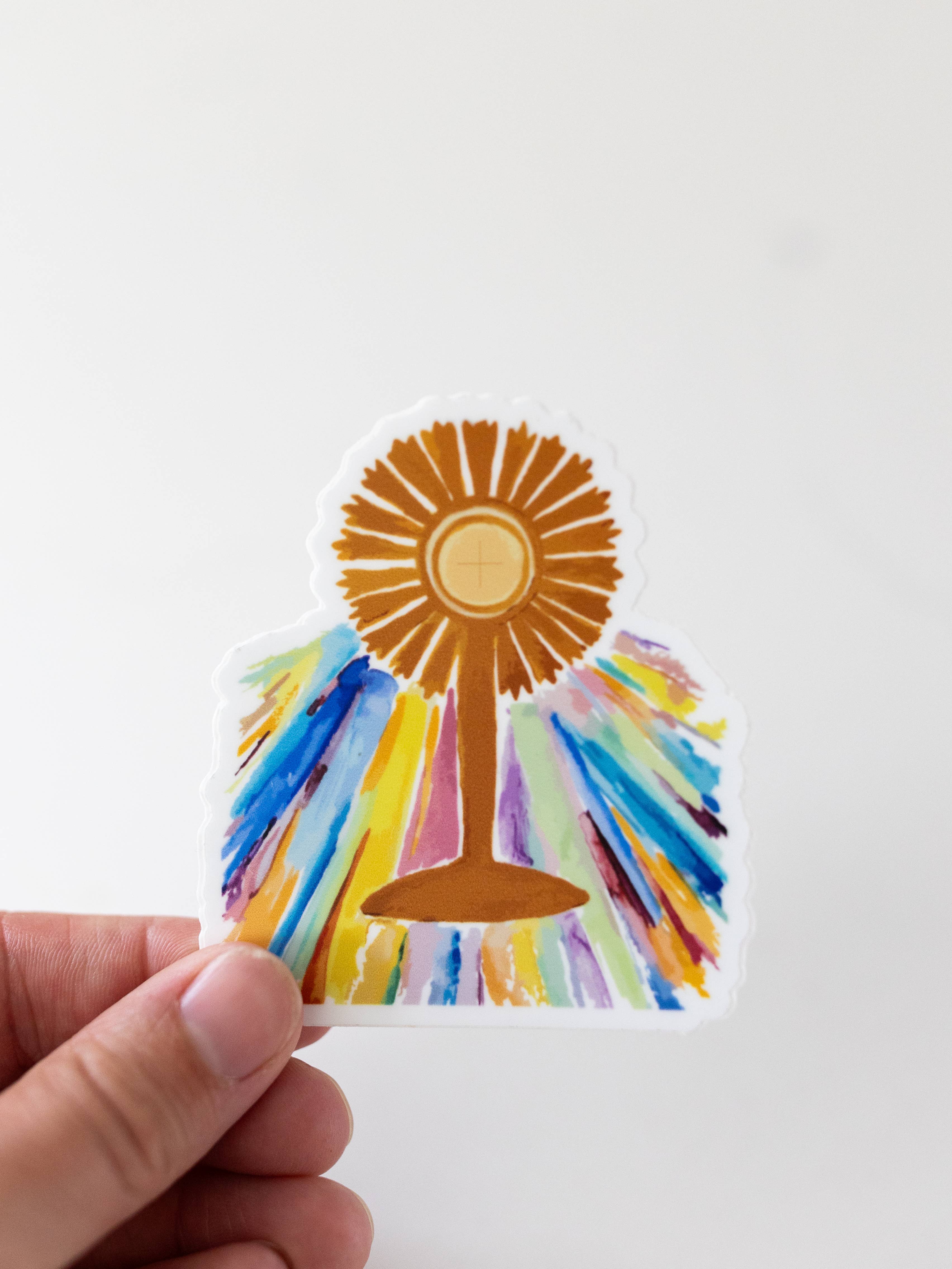 Elisa M Torres - Artist & Designer - Wholesale Sticker - Monstrance Sticker4