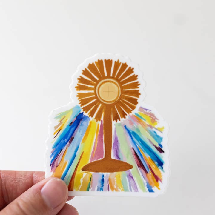 Elisa M Torres - Artist & Designer - Wholesale Sticker - Monstrance Sticker4
