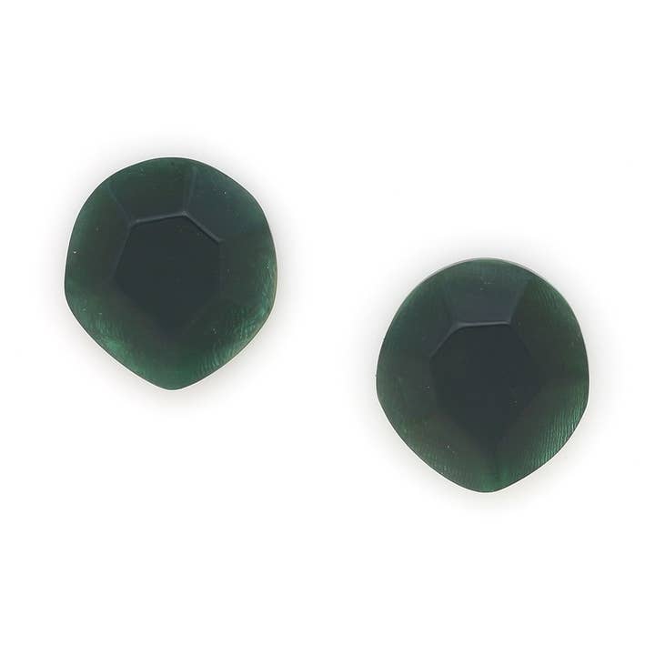 IZMIR orecchini a lobo smeraldo per la vendita all'ingrosso da parte di Nature Bijoux