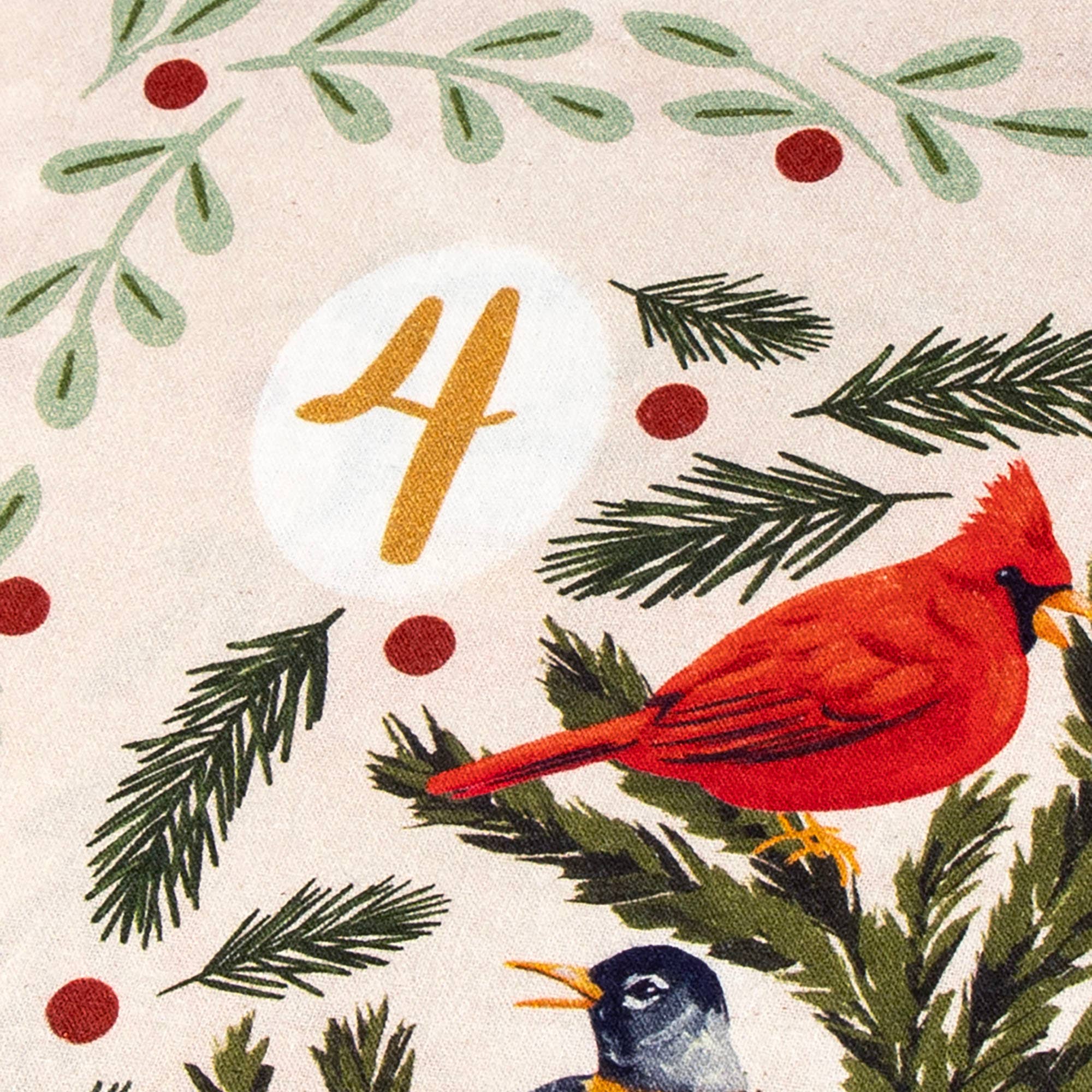 1canoe2 | One Canoe Two Paper Co. - Wholesale Dinner & Cloth Napkin - 12 Days of Christmas Cotton Cloth Table Napkins Set2