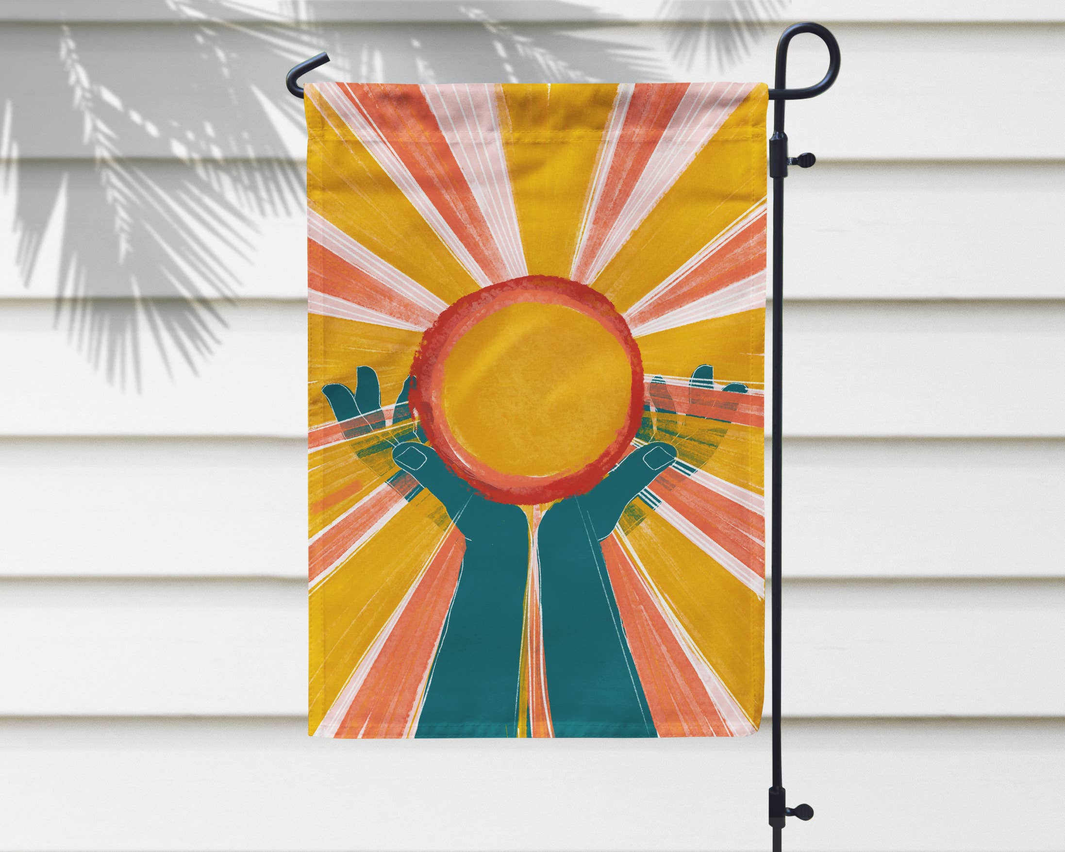 Declaration HOME - Wholesale Flag - World in My Hands Garden and House Flag - Double Sided0
