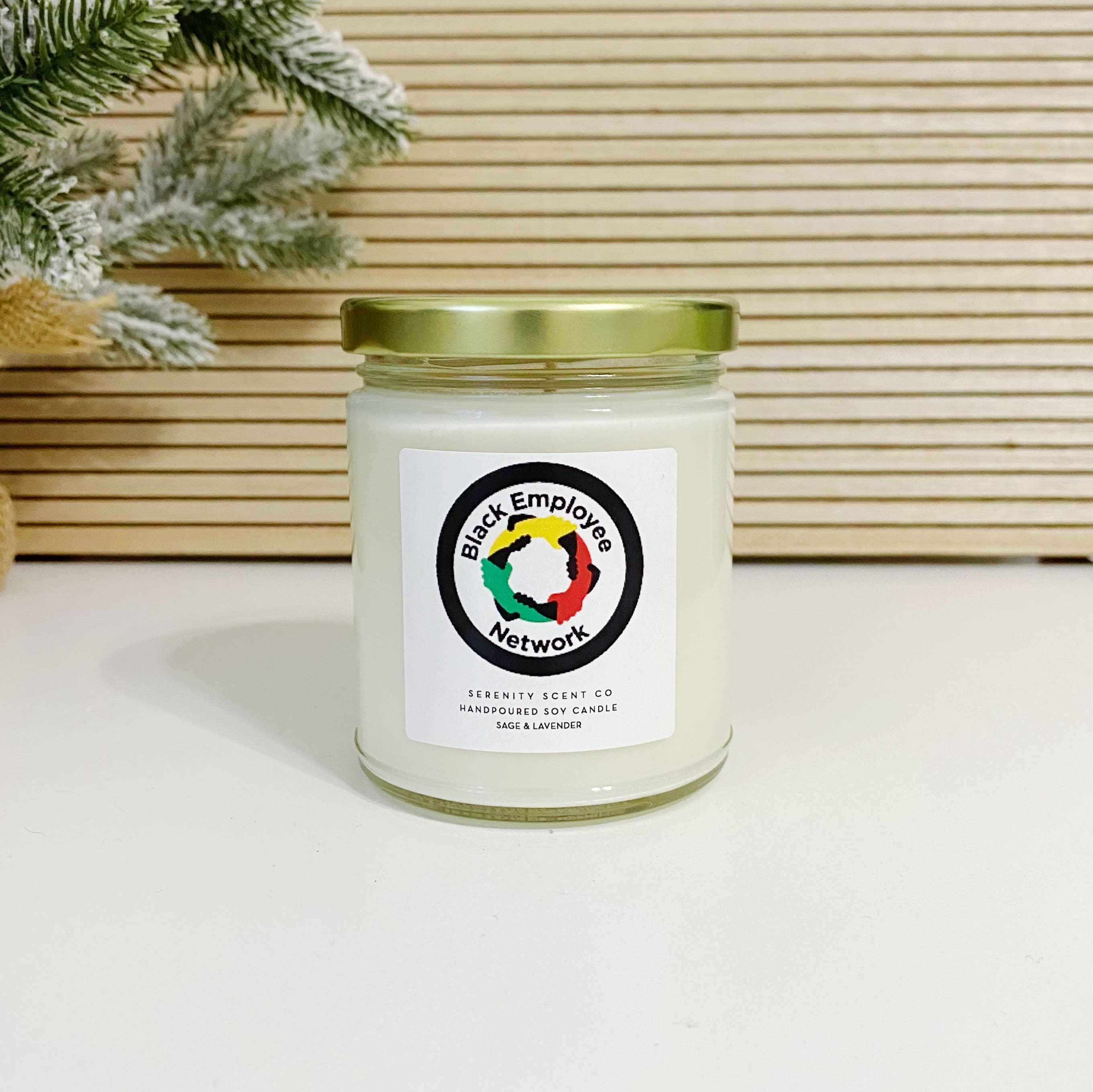 Serenity Scent Co - Wholesale Pot/gevulde kaars - Aangepaste 255 g sojakaars | Private label1