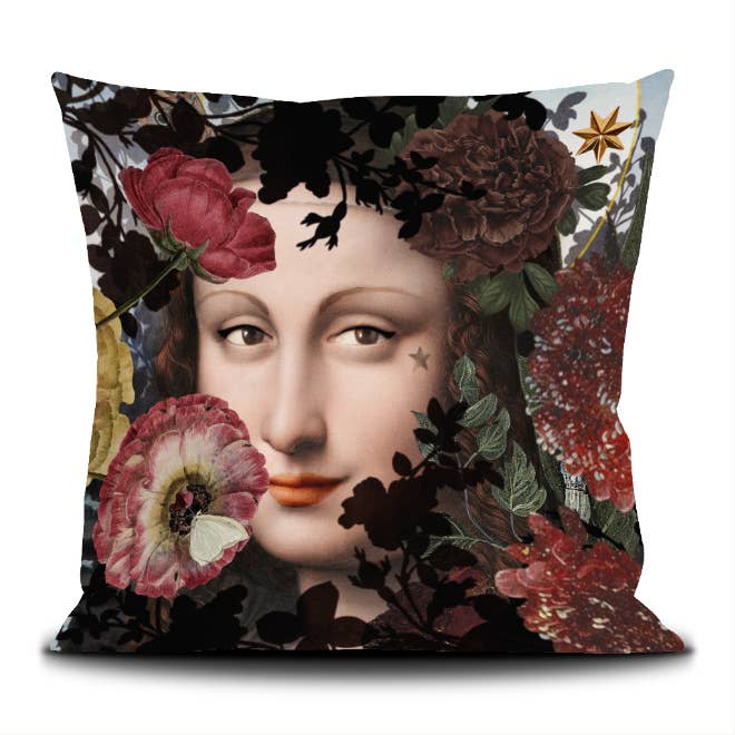 Voglio Bene - Wholesale Throw pillow cover - 50X50cm MONA LISA1