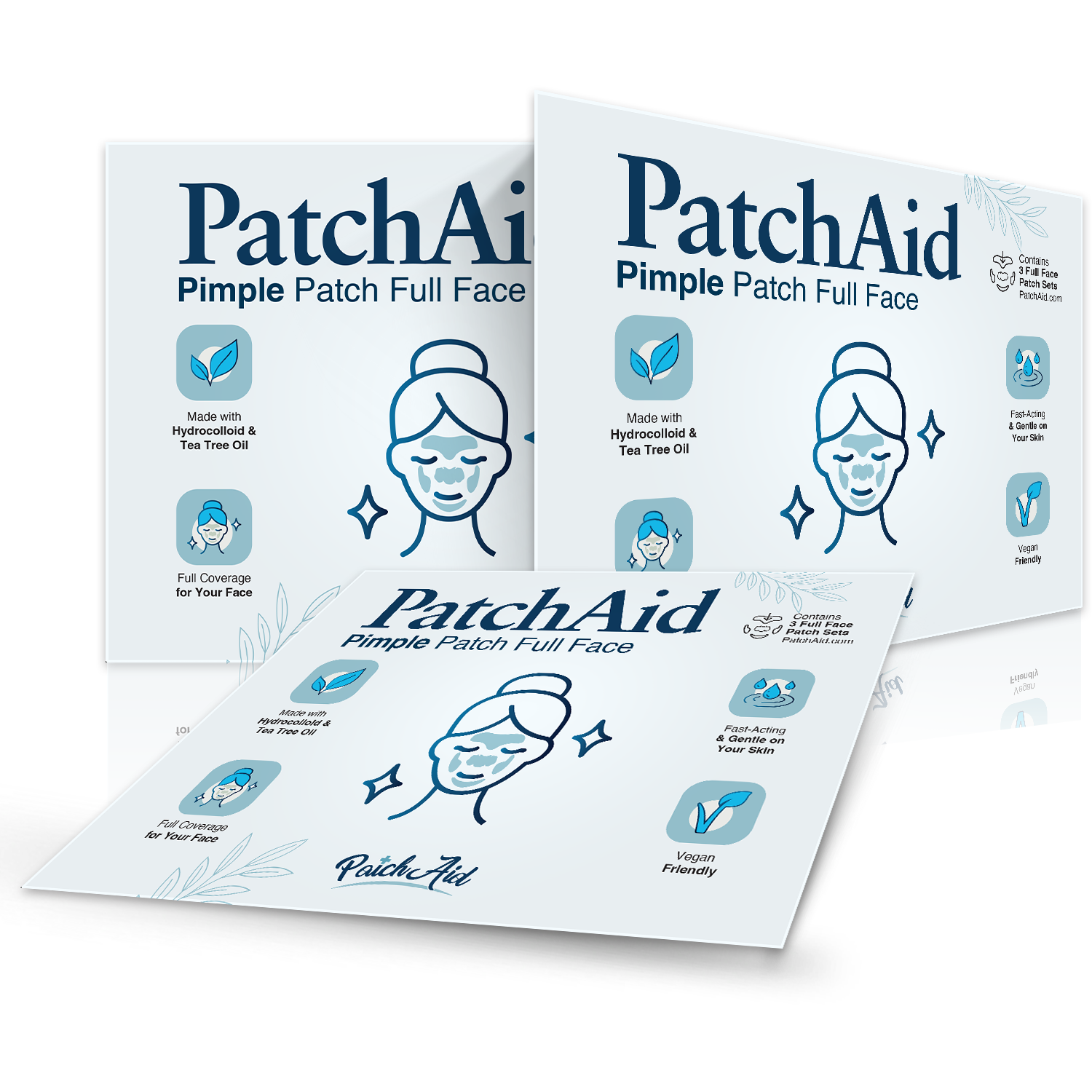 PatchAid - Wholesale Acne/Hydrocolloid Patch - Pimple Patch Full Face – Complete Acne Care for Clear Skin4