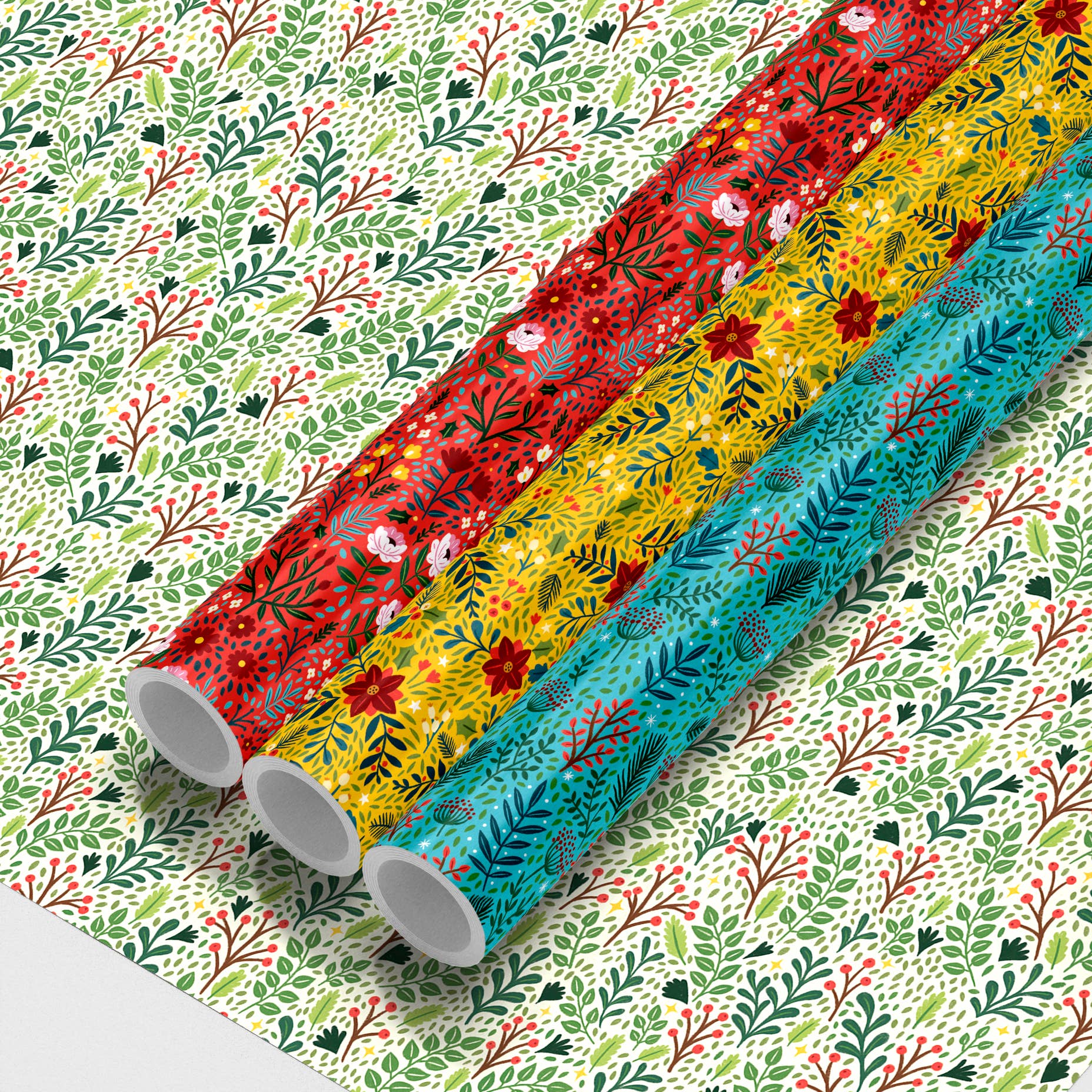 Pear Tree Press - Wholesale Christmas Card - General Merry & Bright Christmas Card - Bestseller (6 Cards)6