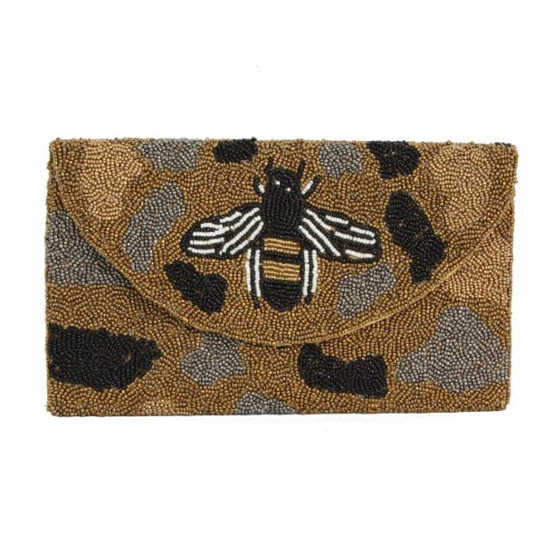 Nima Accessories Inc - Venta al por mayor Bolso de mano - Mujer - Bolso de noche de camuflaje con diseño de abeja melífera para mujer