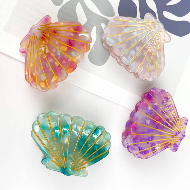 mildstyles - Wholesale Hair Clip - Women's - Scallop hair claw clip