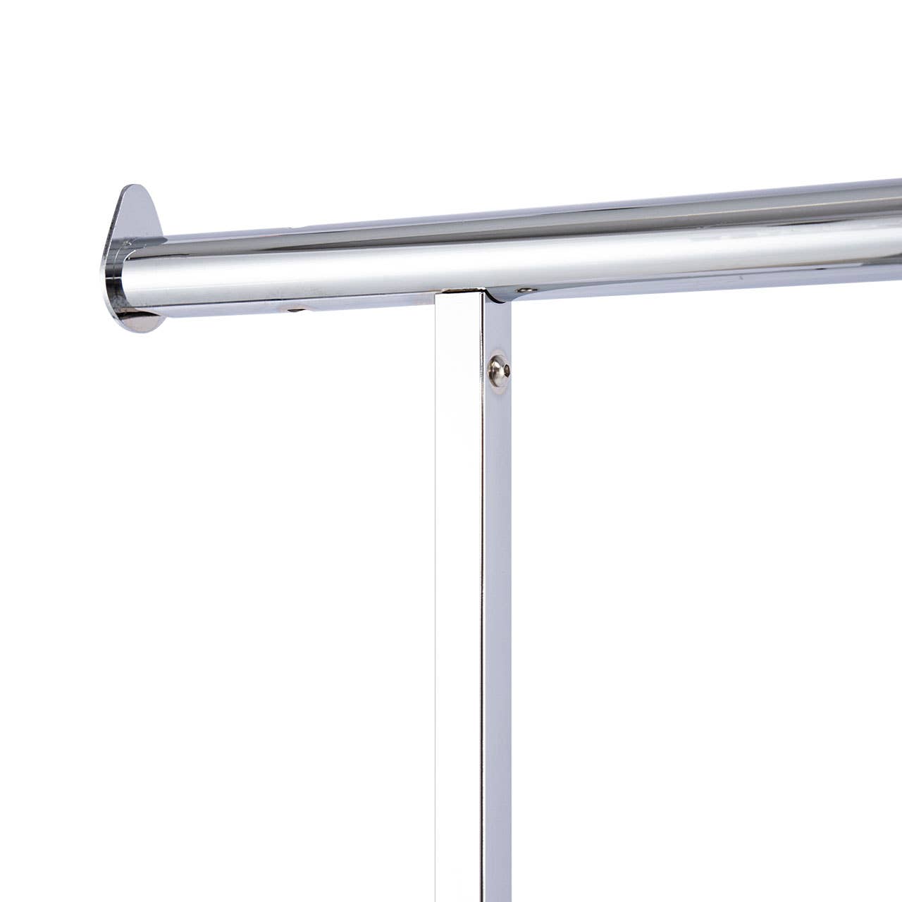 Store Supply Warehouse - Wholesale Retailer Display - Accessories - Chrome Double-Rail Clothing Rack With Z-Brace 11