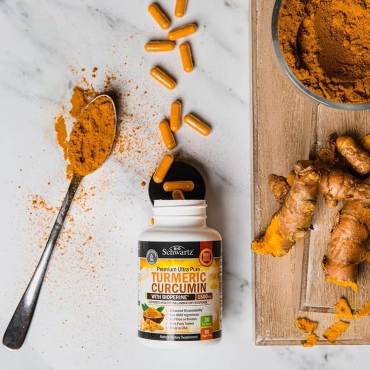 BioSchwartz - Wholesale Oral Supplement/Vitamin - Turmeric Curcumin with Black Pepper: Joint Support (45 Cap)6