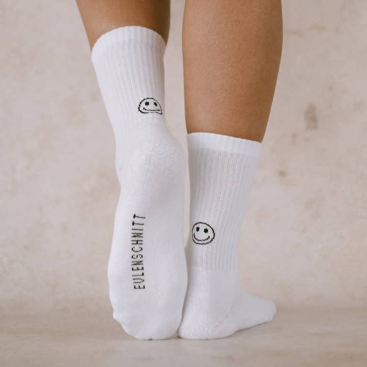 Eulenschnitt - Wholesale Socks - Unisex - Smiley socks size 39-42 (VE = 5 pieces)