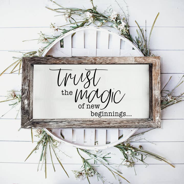 Gia Roma - Wholesale Sign - Inspirational Quote Gifts, Motivational Sign Wooden