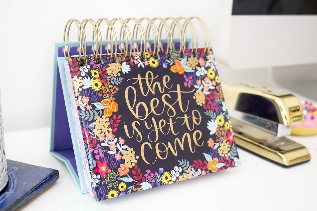 bloom daily planners - Wholesale Calendar - Best Is Yet To Come Daily Desk Easel14