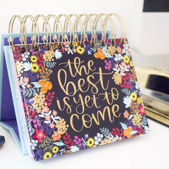 bloom daily planners - Wholesale Calendar - Best Is Yet To Come Daily Desk Easel14