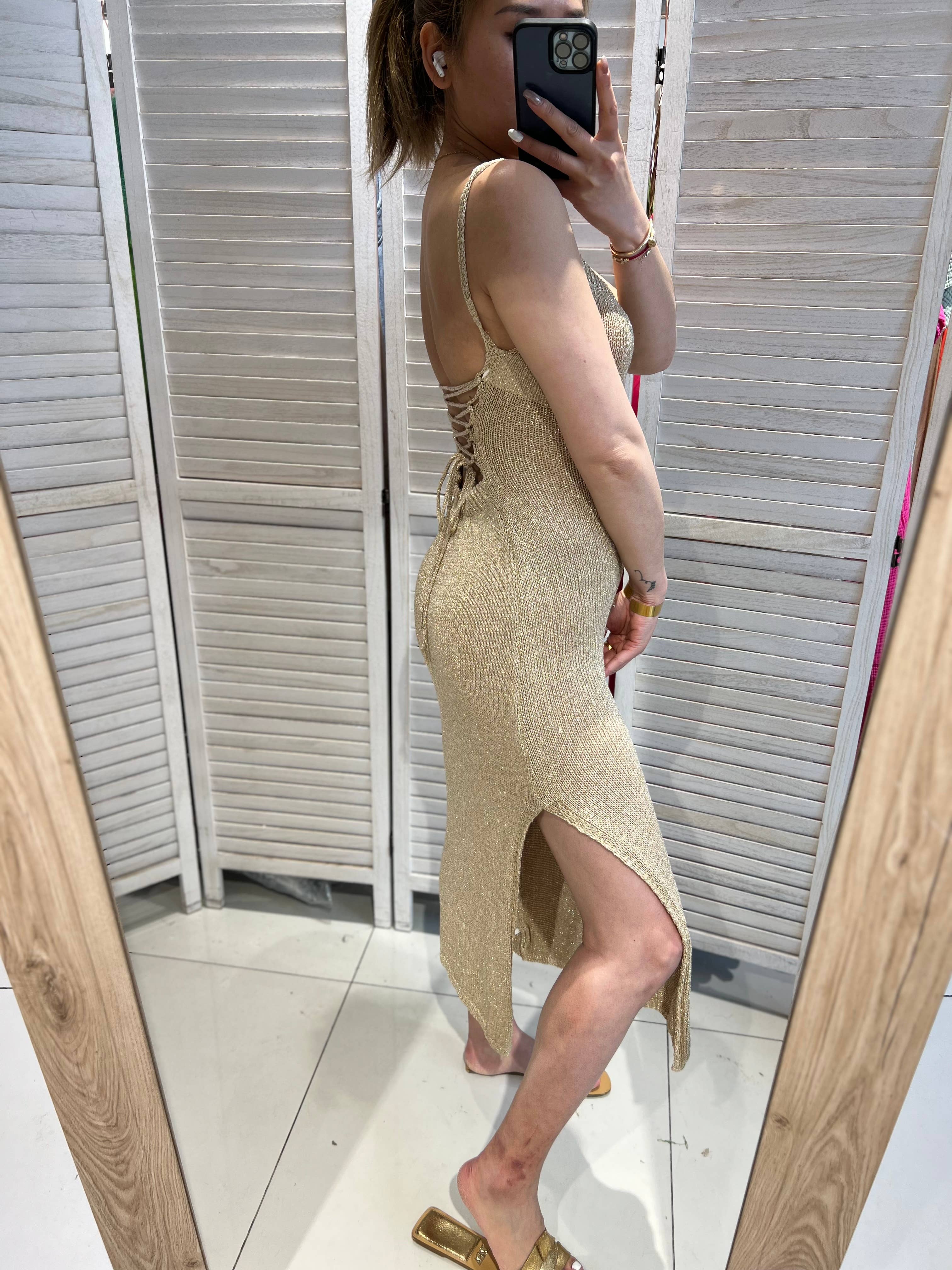 VICTORIA&ISAAC - Wholesale Dress - Women's - Bodycon dress with spaghetti straps - 20901