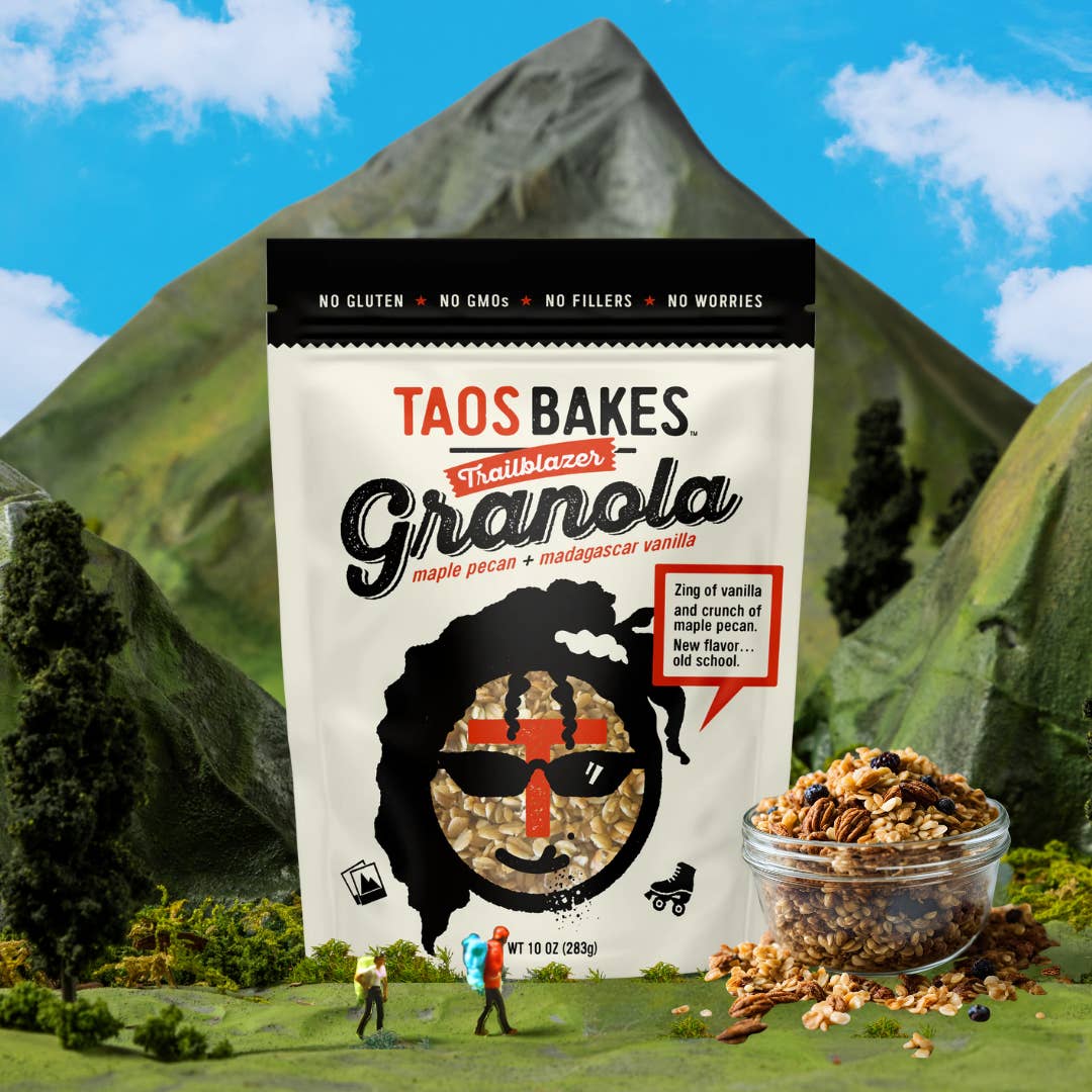Taos Bakes - Wholesale Granola - 10 oz Granola - Maple Pecan + Madagascar Vanilla