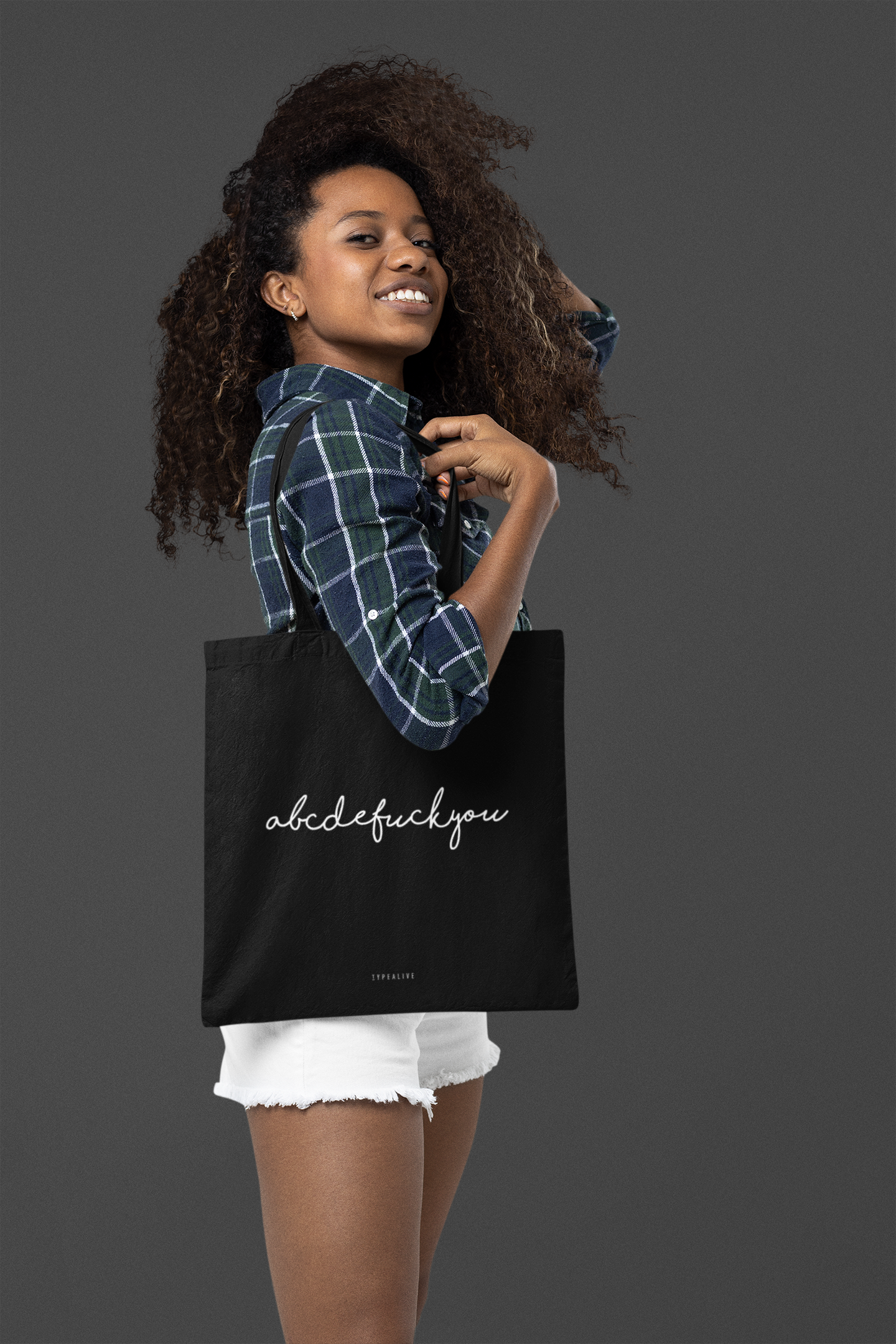 typealive - Wholesale Tote Bag - Unisex - Cotton bag/Abcdefuckyou3