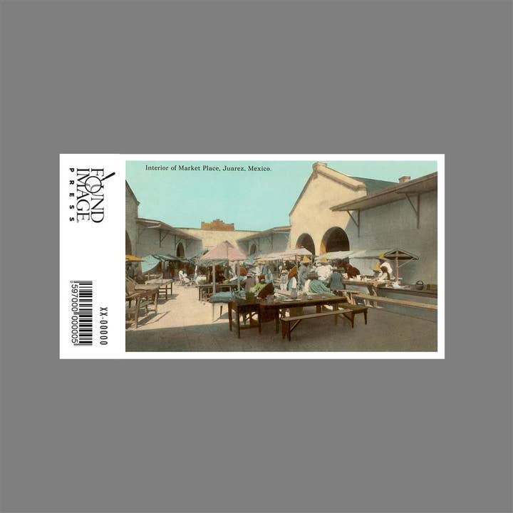 Found Image Press - Wholesale Sticker - Sticker MX-186 Early Market in Juarez, Mexico1