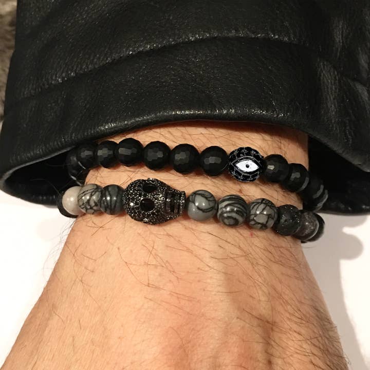 Love, Lisa - Wholesale Beaded Bracelet - Men's Protection Bracelet3