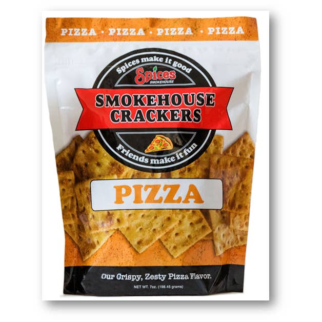 Smokehouse Crackers - Wholesale Crackers - Spices Smokehouse Crackers - Pizza - 12ct - 3.5 or 7 oz