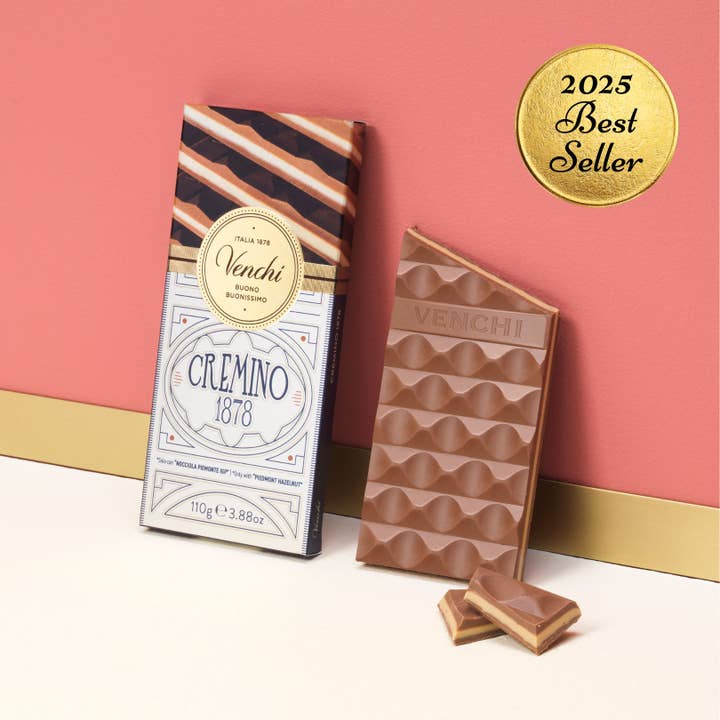 Cremino Layered Chocolate Bar - Italian Gourmet Chocolate for wholesale by Venchi