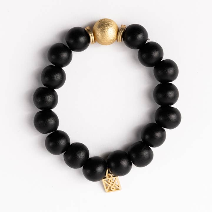 Bracelet Ryden Red & Black for wholesale by Mary Square