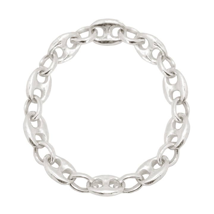 Anello a catena Baby Brizo in argento per la vendita all'ingrosso da parte di Aveta Studio