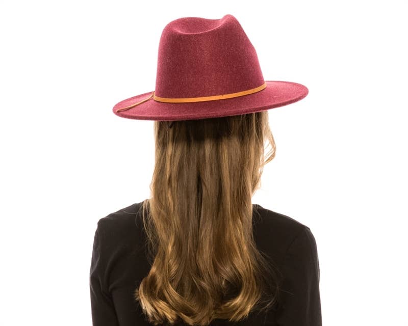 DNMC – wholesale Fedora – Women’s – Marled Vegan Felt Fedora Hat - 7 Colors!10