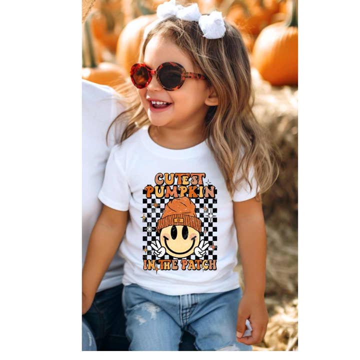 DTF TRANSFER - Cutest Pumpkin In The Patch 8221 for wholesale by dBoldTees & DTF Transfers