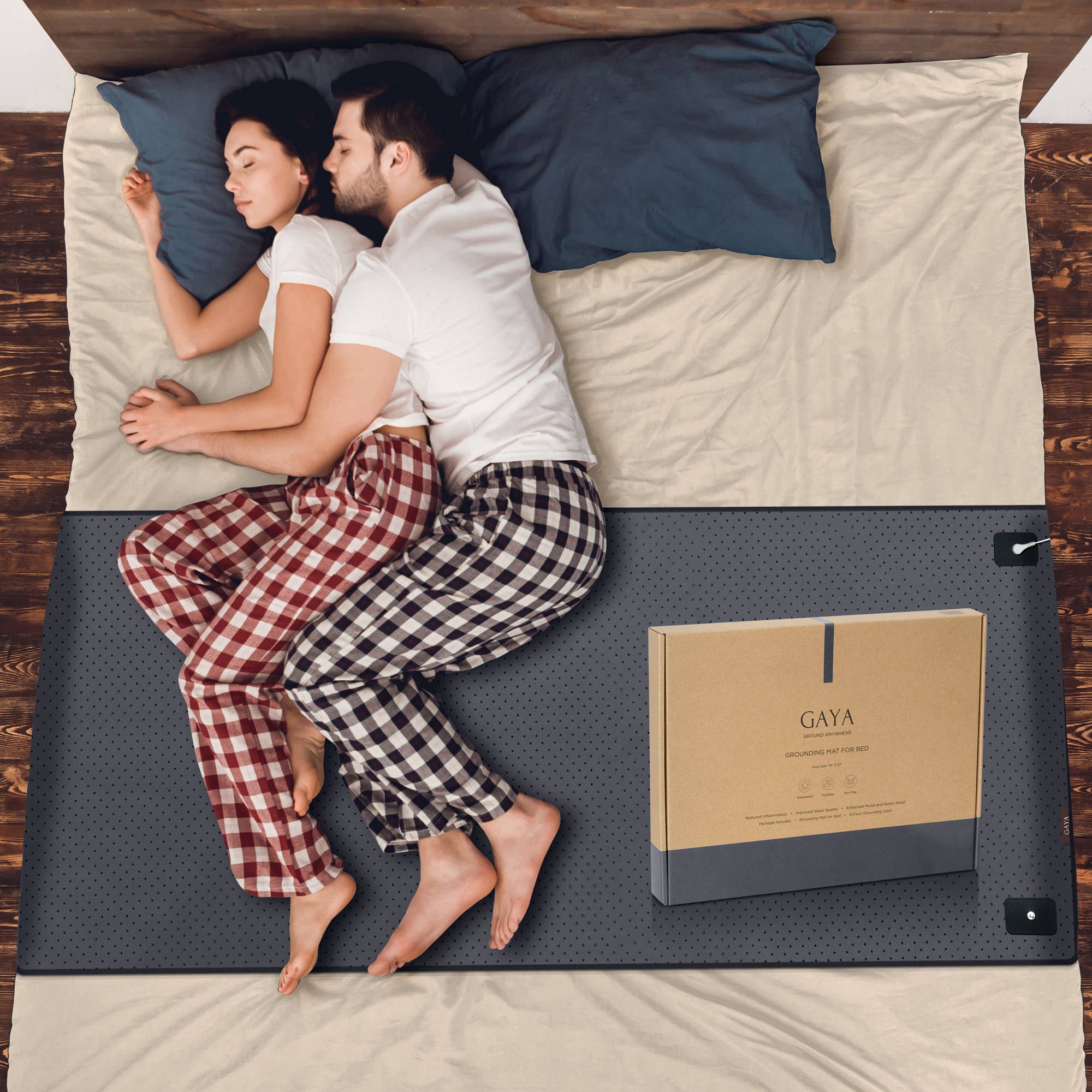 GAYA - Wholesale Bed Runner - Grounding Mat for Bed – Better Sleep & Inflammation7