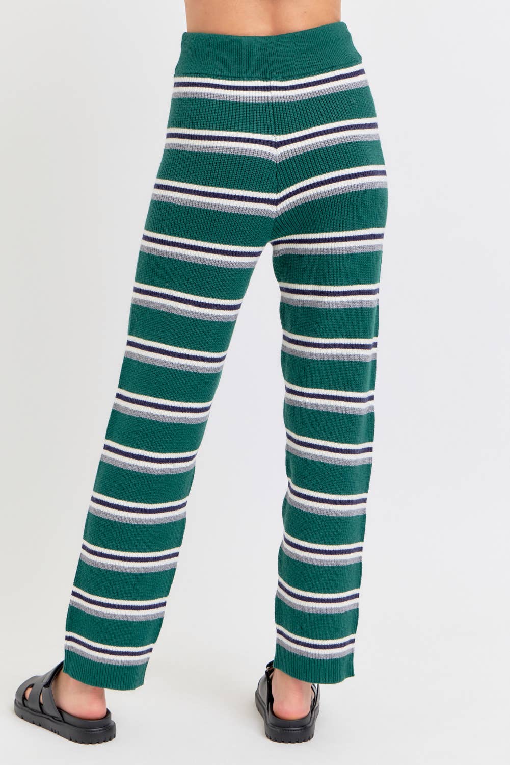 Sweet Lovely by Jen – wholesale Lounge Sweatpants/jogging bottoms – Women's – KNIT STRIPED PULL-ON-PANTS 23