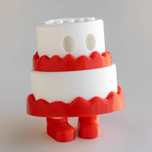 Tiny Cake 3D-gedrucktes Spielzeug, Zappelspielzeug, 3D-gedruckt für den Großhandel von Great American Designs