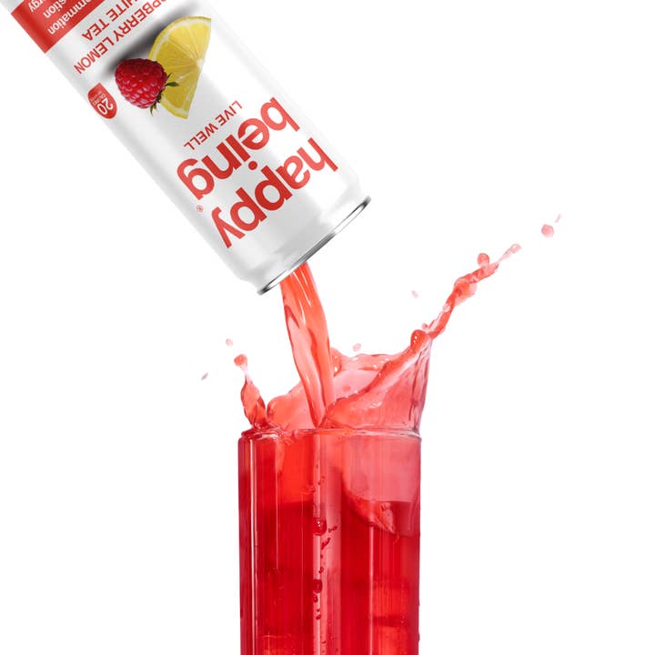 Happy Being - Wholesale Iced Tea - 16 Pack Raspberry2