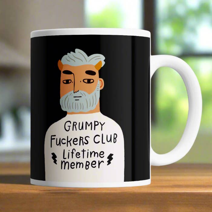 Grumpy Bastards Club - Lifetime Member Grumpy Bastard Mug for wholesale by Disrupted Industries