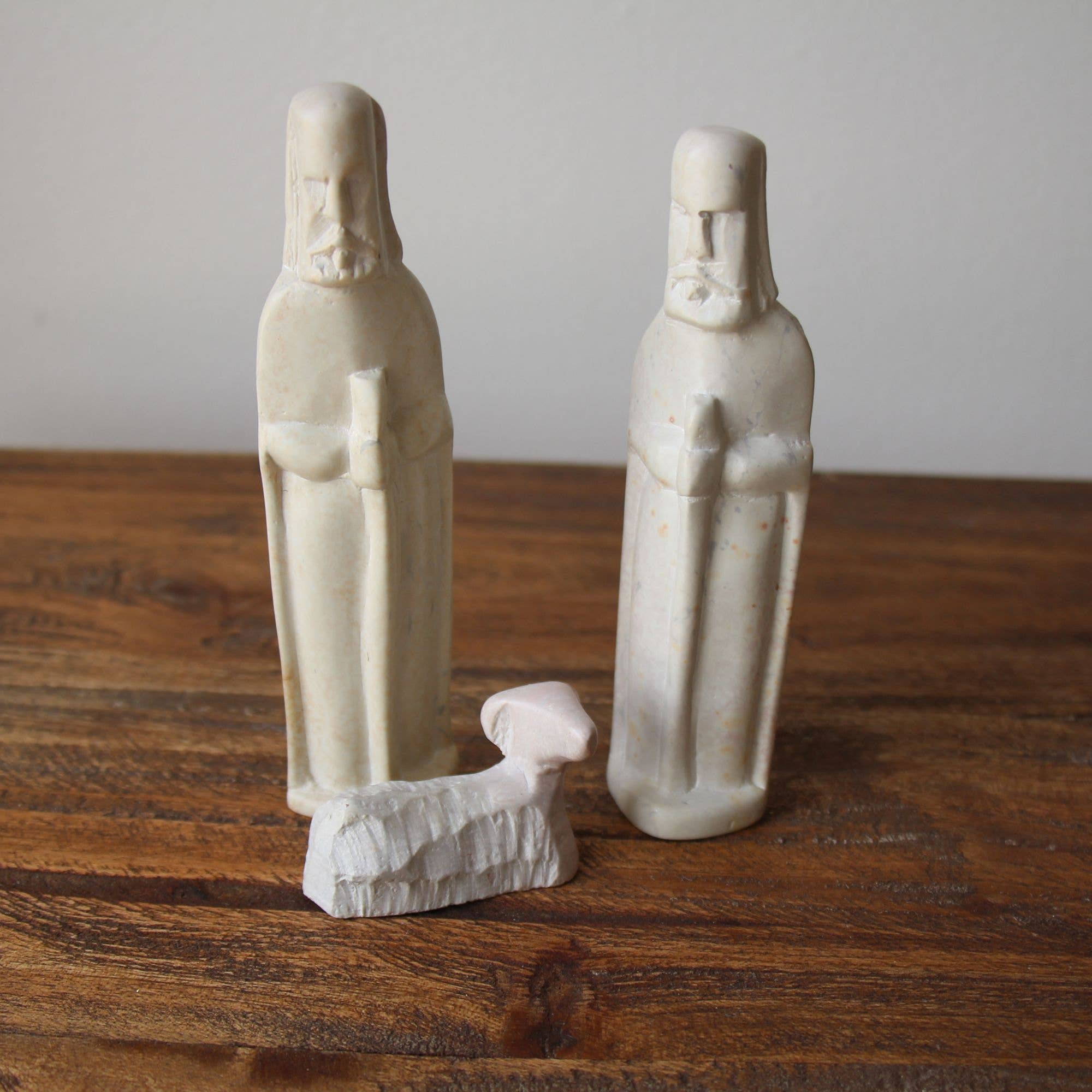 Global Crafts - Wholesale Nativity Scene Decor - Kenya Kisii Soapstone Nativity 12 piece Set4