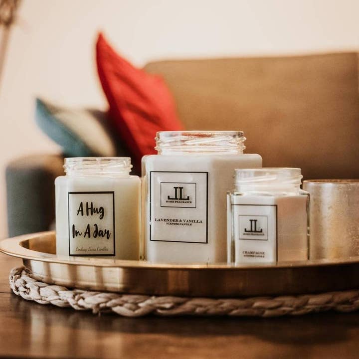 Lindsay Lucas Candles – wholesale Jar/filled candle – Merry Christmas Lovely Friend Scented Candle5