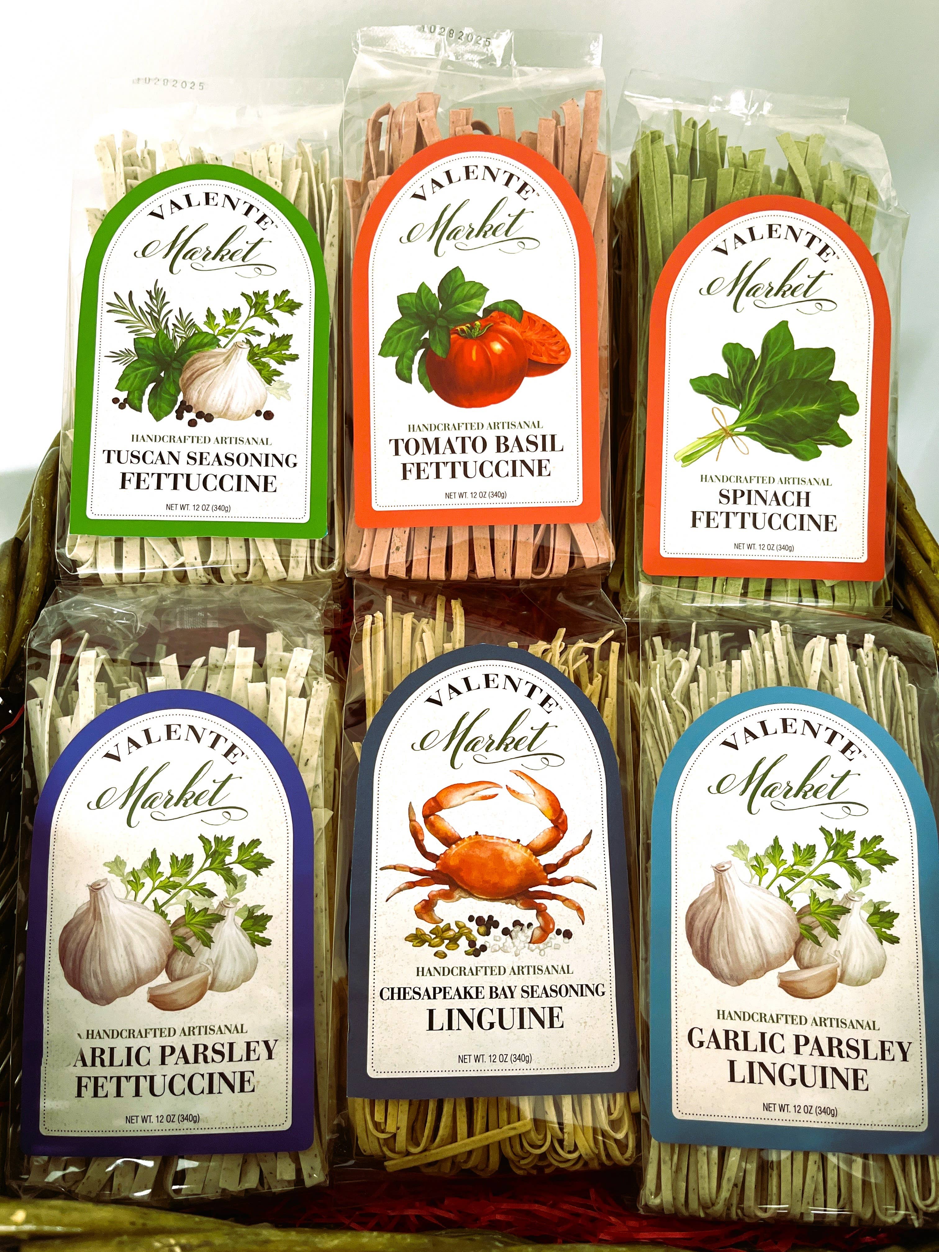 Valente Pasta - Wholesale Pasta - Tomato Basil Fettuccine  / Dry Pasta / Specialty Pasta8