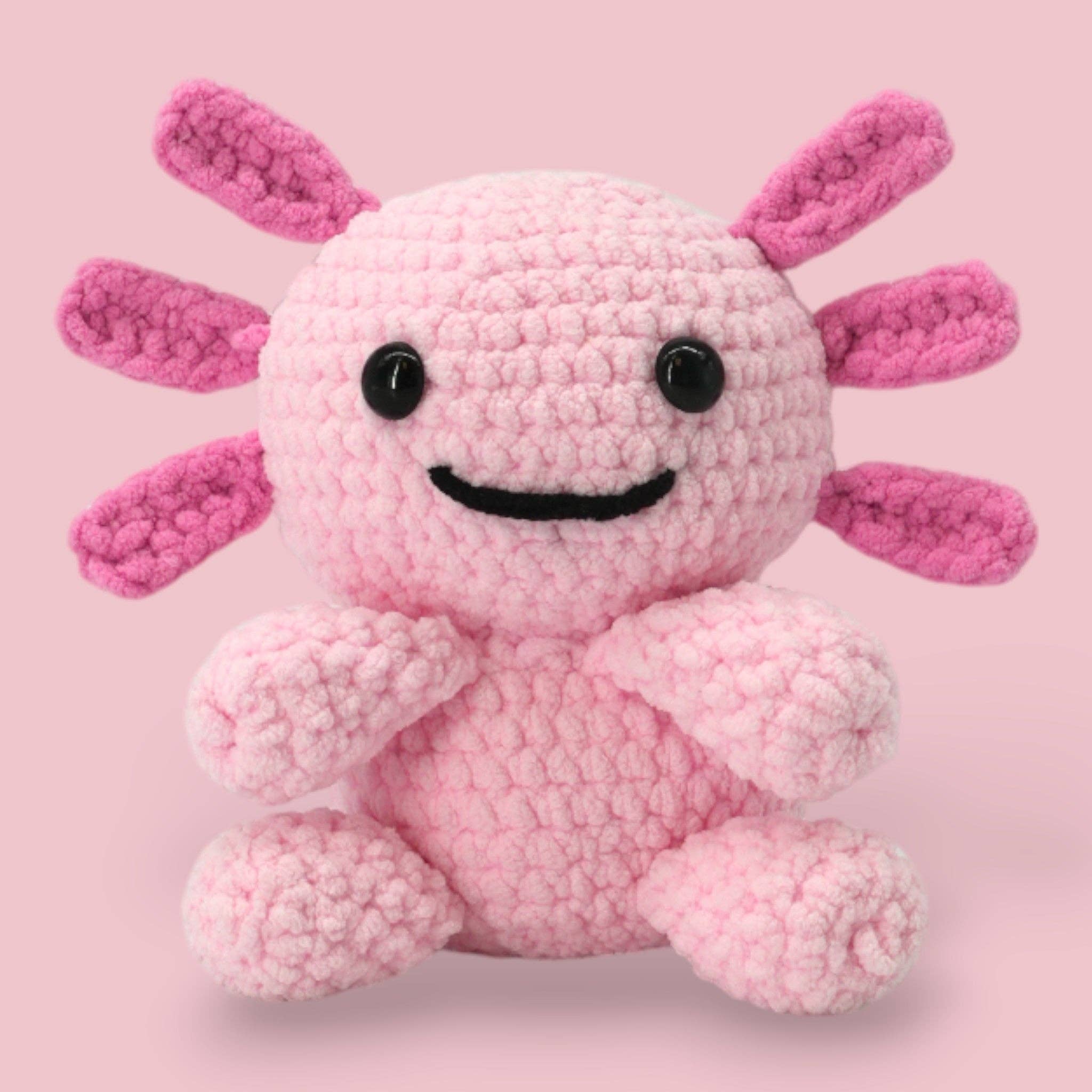 Okey Dokeys - Vendita all'ingrosso Attrezzi per lavoro a maglia/uncinetto - Kit Uncinetto Axolotl - Alexia l'Axolotl Pupazzo di Peluche1