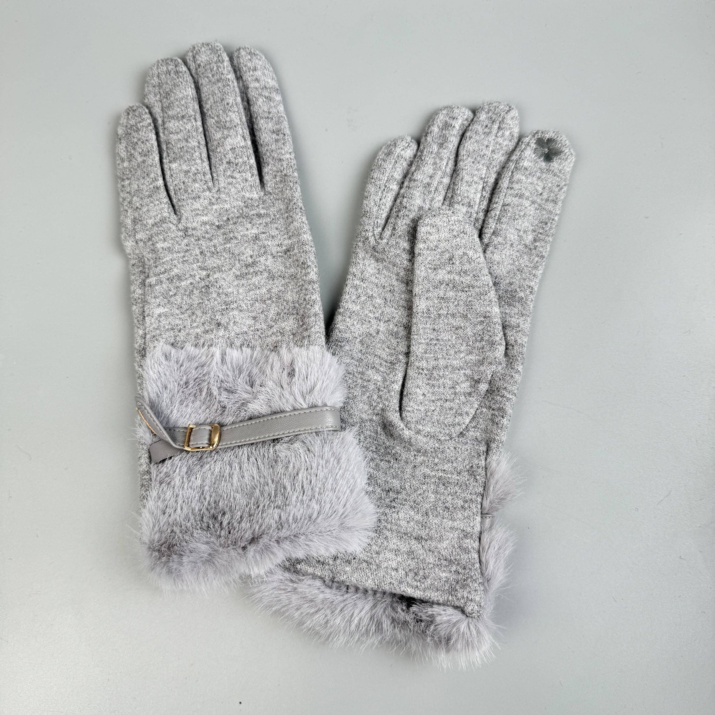 Ole - Vente Gants – femme - Gants à écran tactile en fausse fourrure12