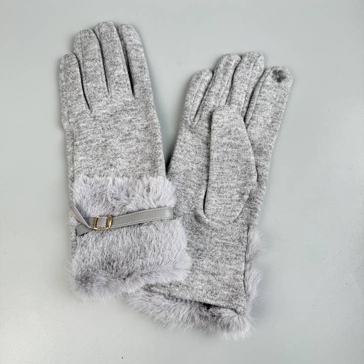 Ole - Vente Gants – femme - Gants à écran tactile en fausse fourrure12