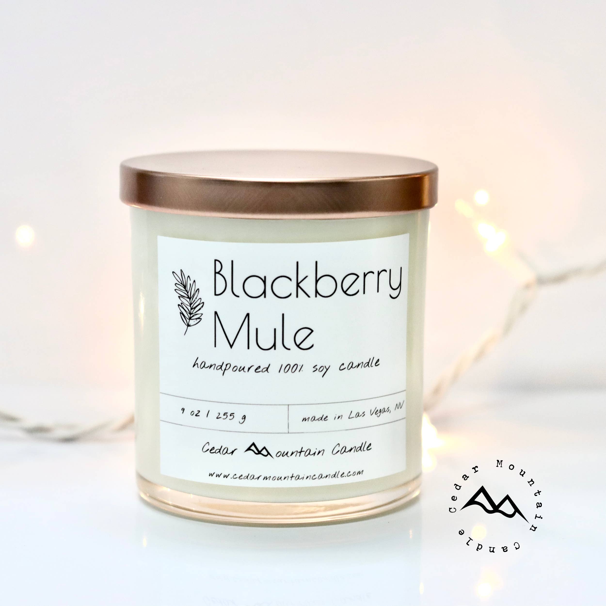 Blackberry & Frankincense - 8oz Soy Candle