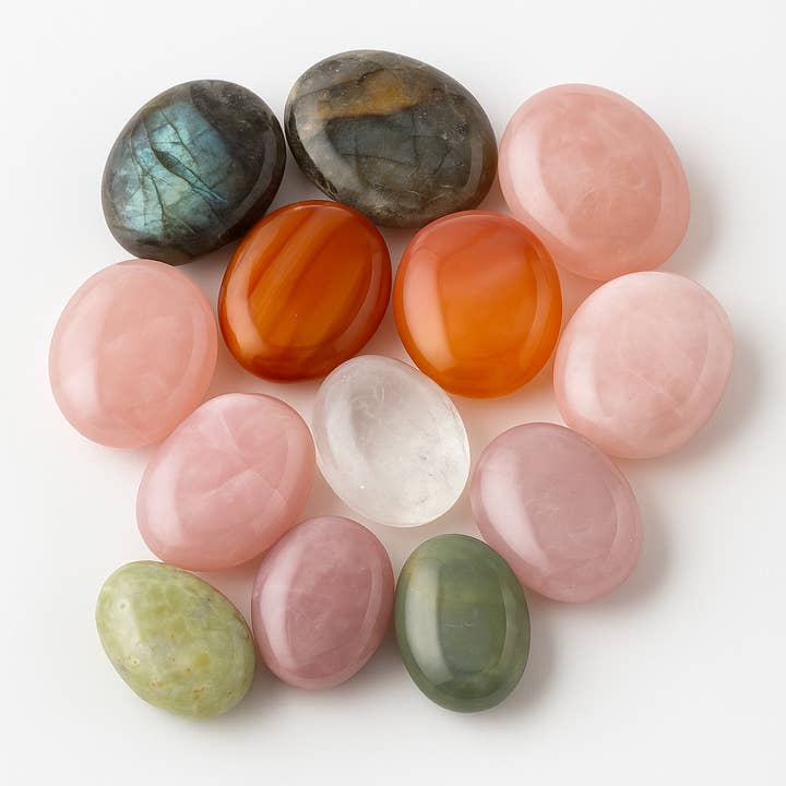 5 KG Lot – Mixed Crystal Palm Stones for wholesale by Kreateur Miami