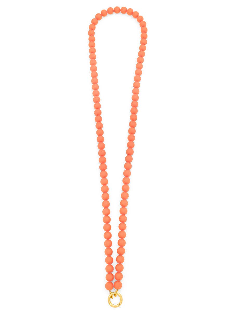 ZENZII Jewelry - Wholesale Beaded/Pearl Necklace - Matte Resin Beaded Crossbody Phone Lanyard12